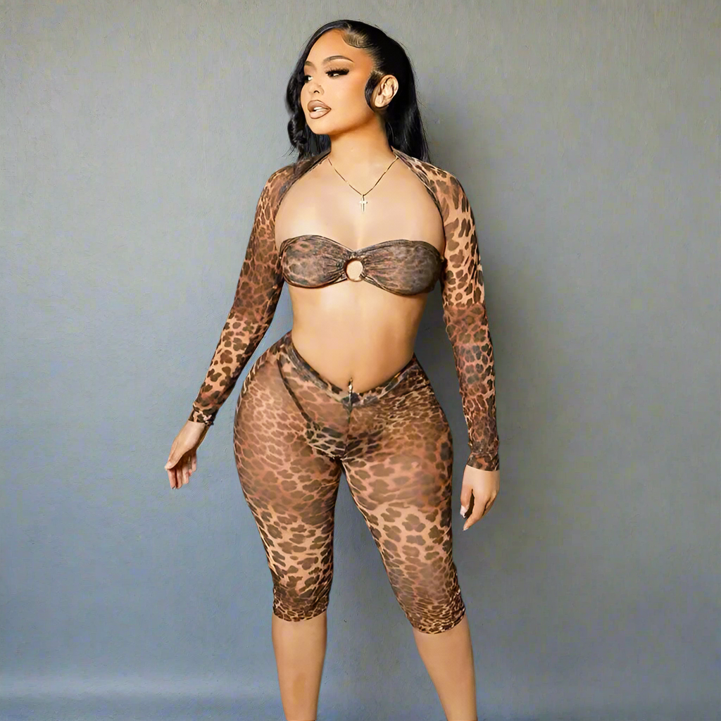 Leopard Long Set