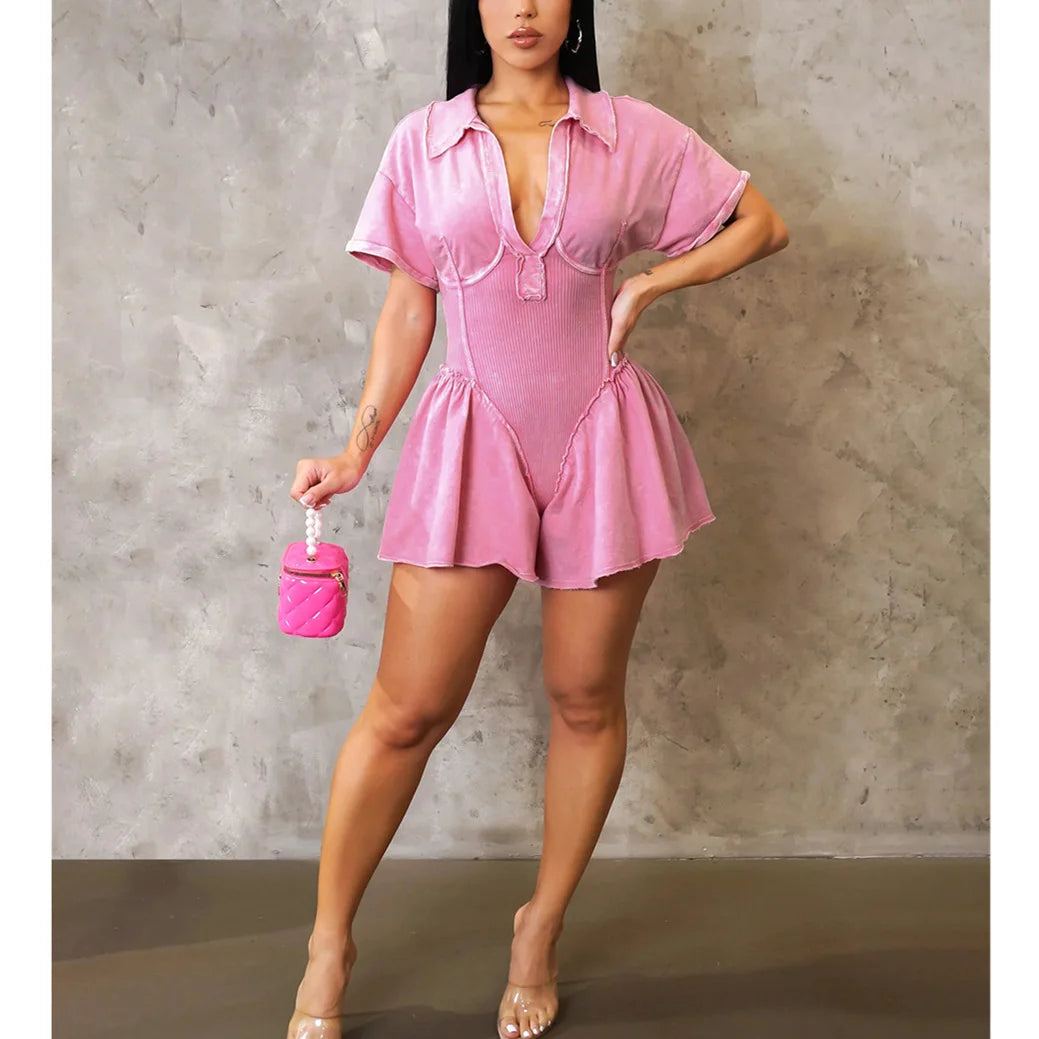 Ribbing Rompers