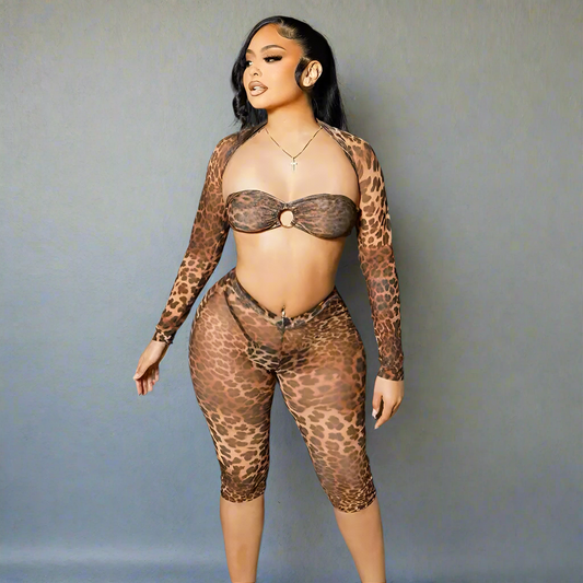 Leopard Long Set