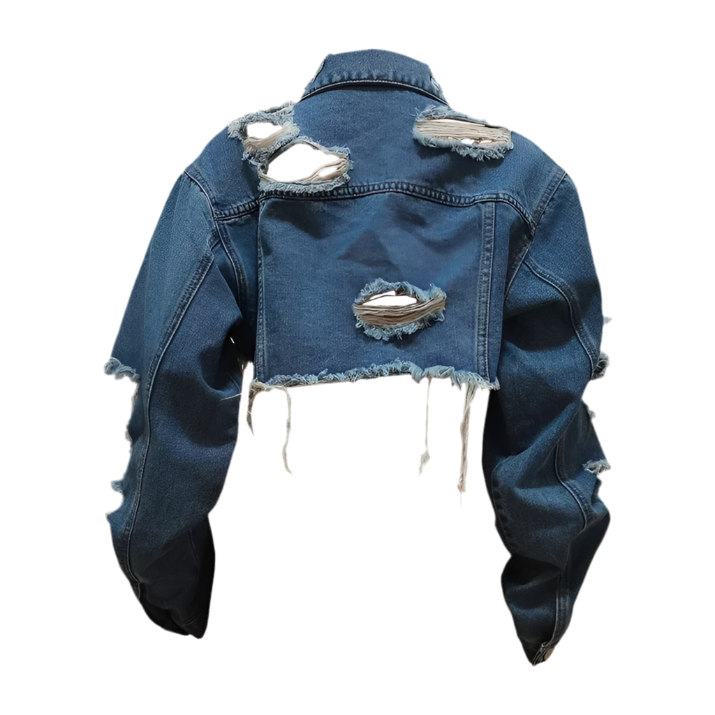 half jean jacket