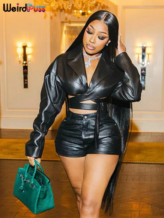 Leather 2 Piece Set