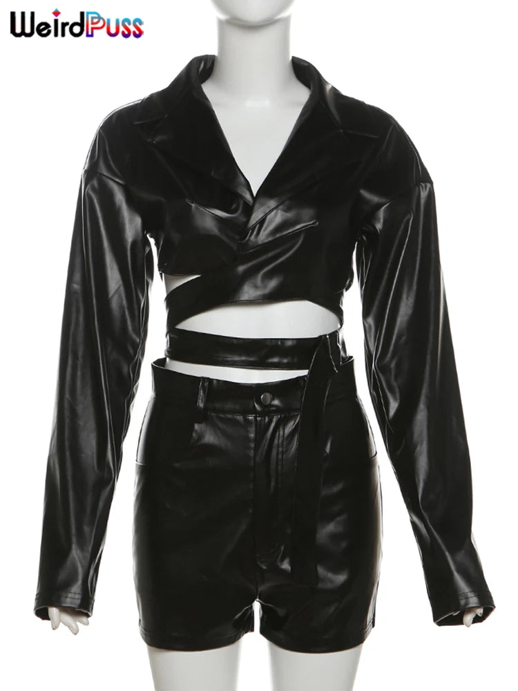 Leather 2 Piece Set