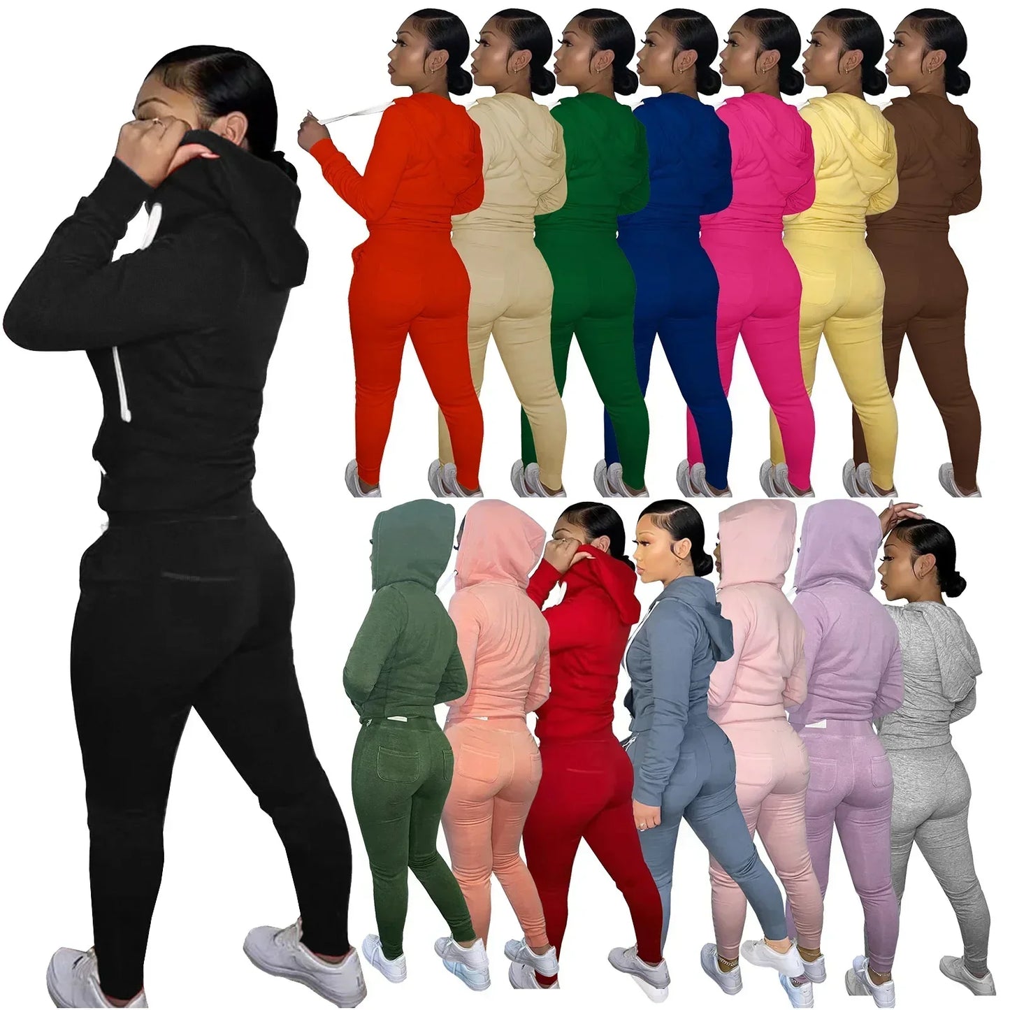 colors sweat suit