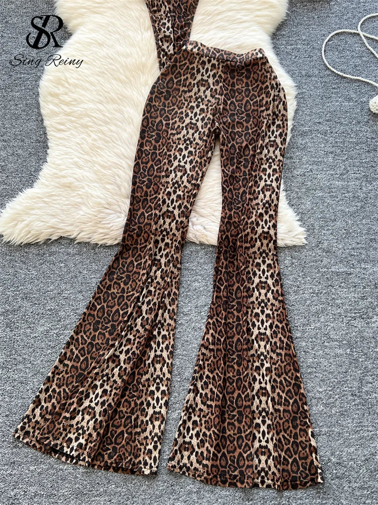 Leopard Pants 2 piece