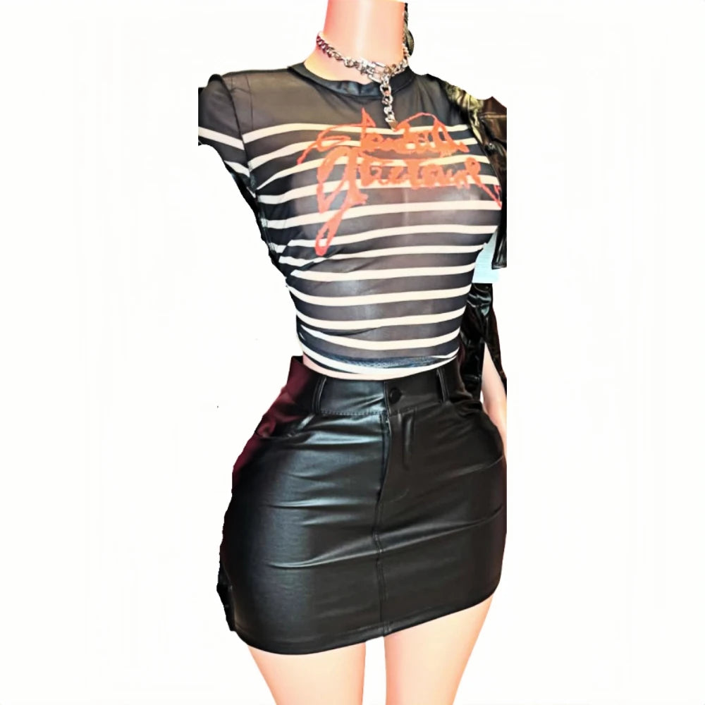 See Though Two Piece Sets